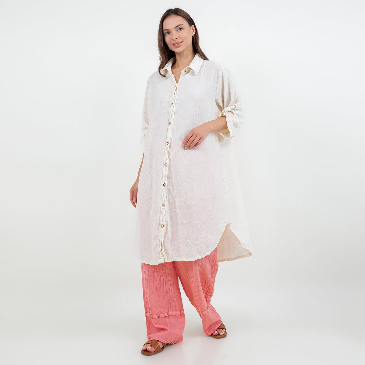 Women's Cotton Gauze Chris Tunic - MeeeShop Women's Fashion