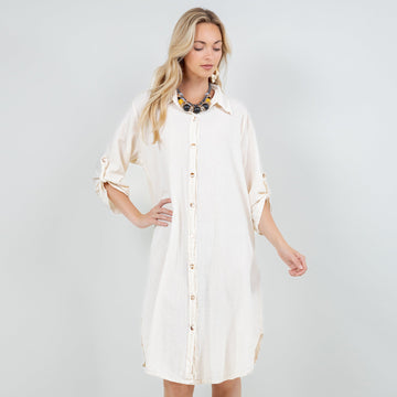 Women's Cotton Gauze Chris Tunic - MeeeShop Women's Fashion