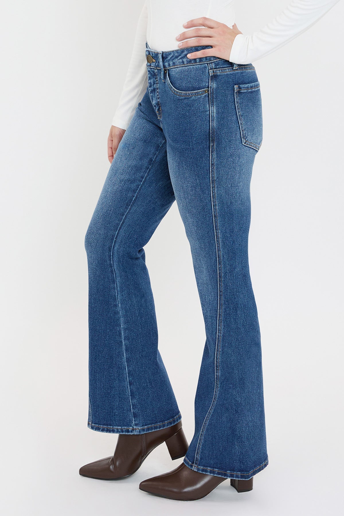 Women's Curve Seam Flare Jeans view 15 - Women'S Curve Jeans Brand (bottom)