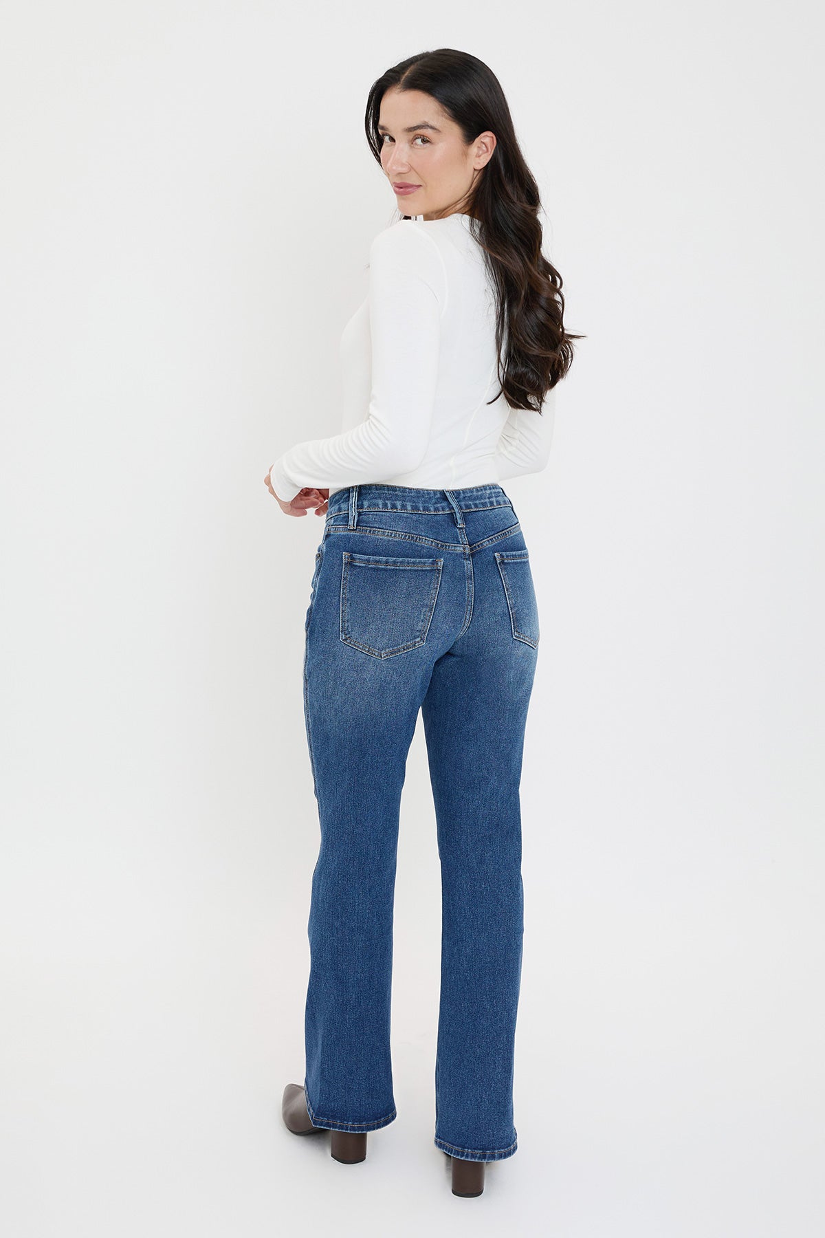 Women's Curve Seam Flare Jeans view 17 - Women'S Curve Jeans Brand (bottom)
