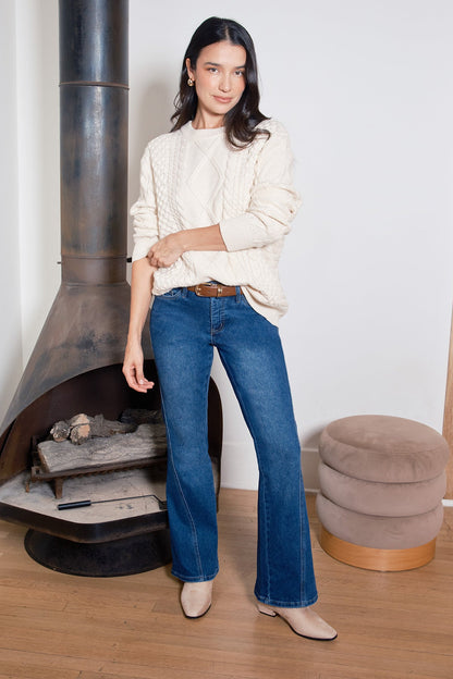 Women's Curve Seam Flare Jeans view 18 - Women'S Curve Jeans Brand (bottom)