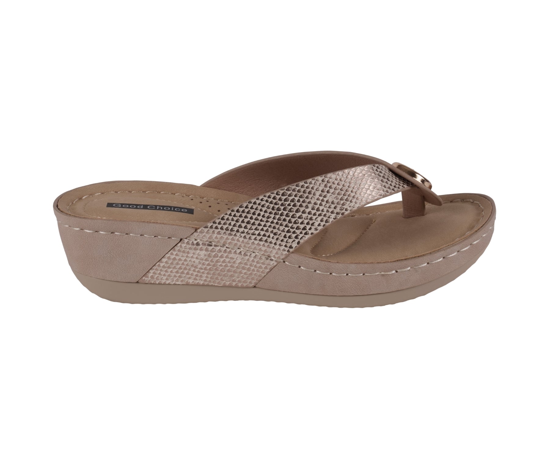 Women's Dafni Bronze Wedge Sandals Bronze view 2 (shoe) - daphne women's sandals, dafni sandals, women' - shop at us.meeeshop