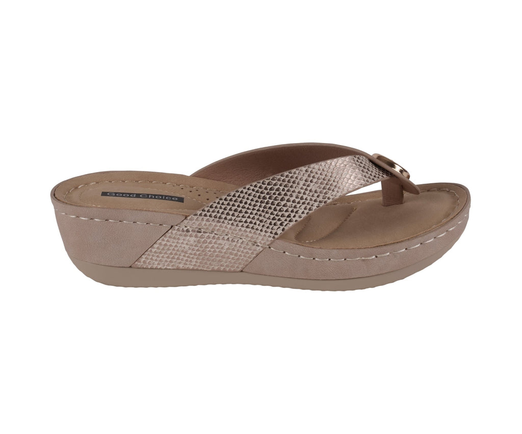 Women's Dafni Bronze Wedge Sandals Bronze view 2 (shoe) - daphne women's sandals, dafni sandals, women' - shop at us.meeeshop