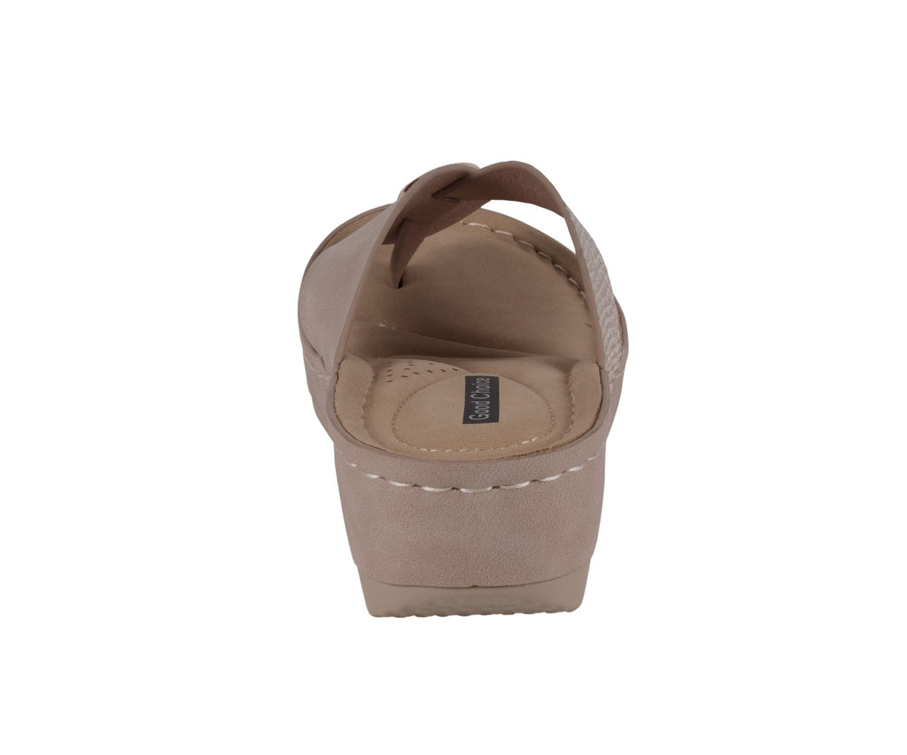 Women's Dafni Bronze Wedge Sandals Bronze view 3 (shoe) - daphne women's sandals, dafni sandals, women' - shop at us.meeeshop