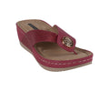 Women's Dafni Red Wedge Sandals Red (shoe) - daphne women's sandals, dafni sandals, women's dafni thong - shop at us.meeeshop