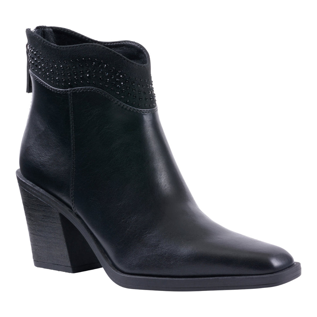Women's Dawn Black Bootie Black (shoe) - women's dawn boots, women's dawn pointed toe heeled booties, w - shop at us.meeeshop