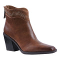 Women's Dawn Cognac Bootie Cognac (shoe) - women's dawn boots, women's dawn pointed toe heeled booties, - shop at us.meeeshop