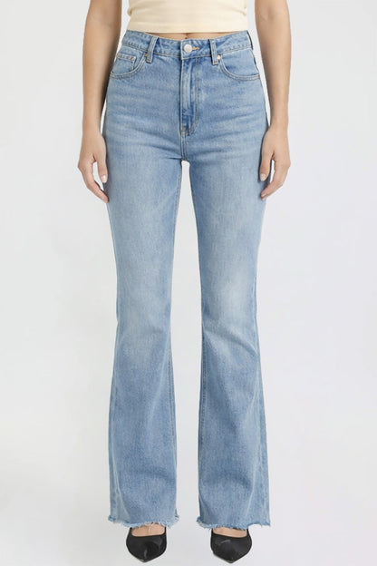 Women’s Double Yoke Bootcut Jeans in C Sky Blue view 2 - Women'S Double Jeans (bottom)