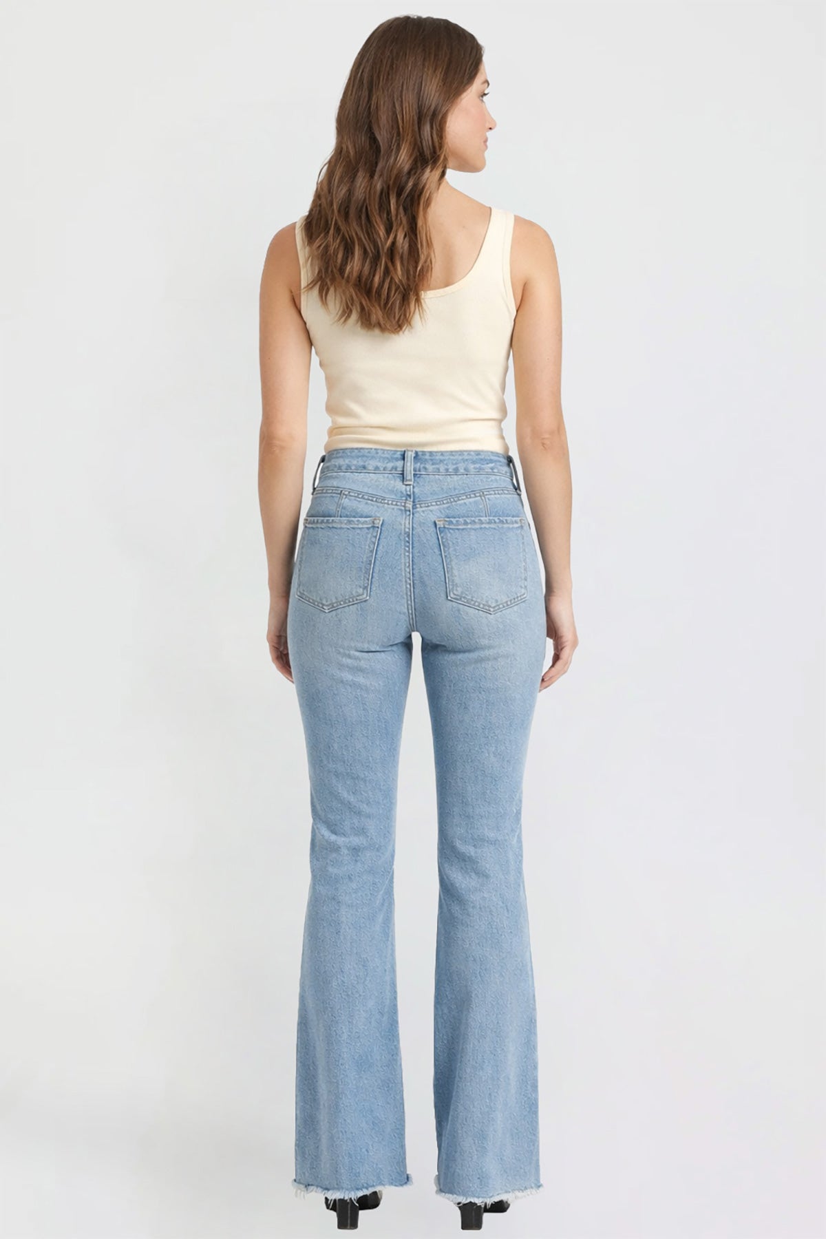 Women’s Double Yoke Bootcut Jeans in C Sky Blue view 5 - Women'S Double Jeans (bottom)