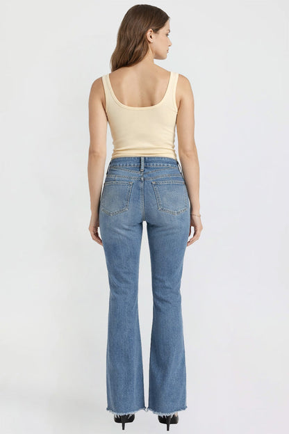 Women’s Double Yoke Bootcut Jeans in M Medium Blue view 12 - Women'S Double Jeans (bottom)