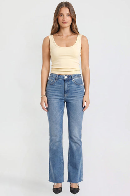Women’s Double Yoke Bootcut Jeans in M Medium Blue view 8 - Women'S Double Jeans (bottom)