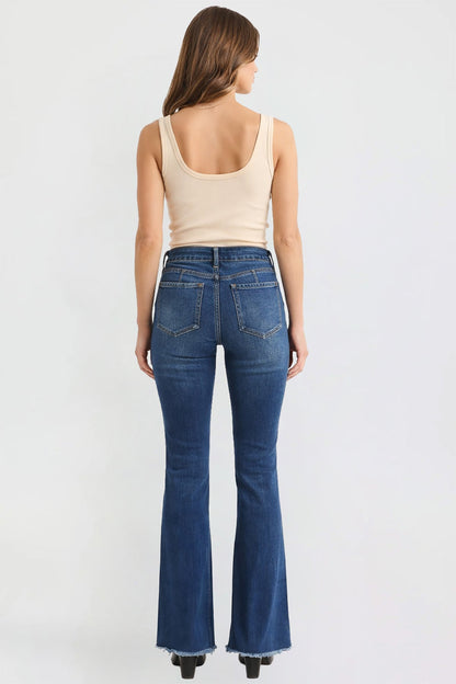 Women’s Double Yoke Bootcut Jeans in S Midnight Sky Blue view 17 - Women'S Double Jeans (bottom)
