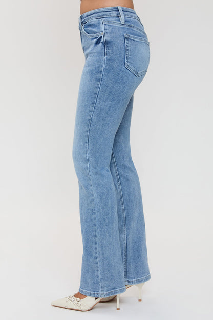 Women's Essential Bootcut Jeans in C Sky Blue view 4 - Women'S Essential Jeans (bottom)