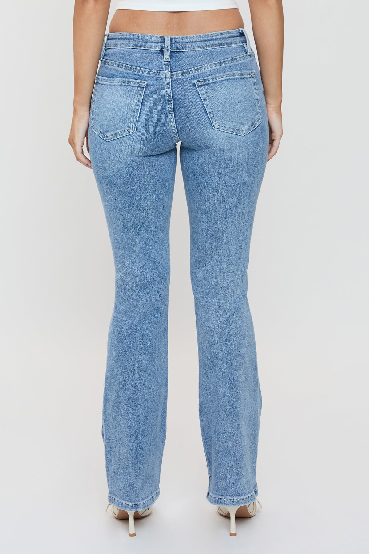 Women's Essential Bootcut Jeans in C Sky Blue view 5 - Women'S Essential Jeans (bottom)
