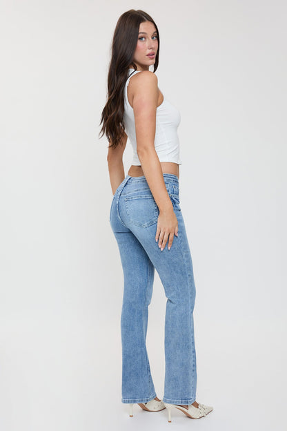 Women's Essential Bootcut Jeans in C Sky Blue view 6 - Women'S Essential Jeans (bottom)