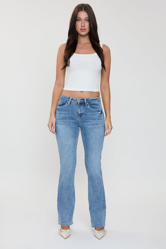Women's Essential Bootcut Jeans in C Sky Blue - Women'S Essential Jeans (bottom)