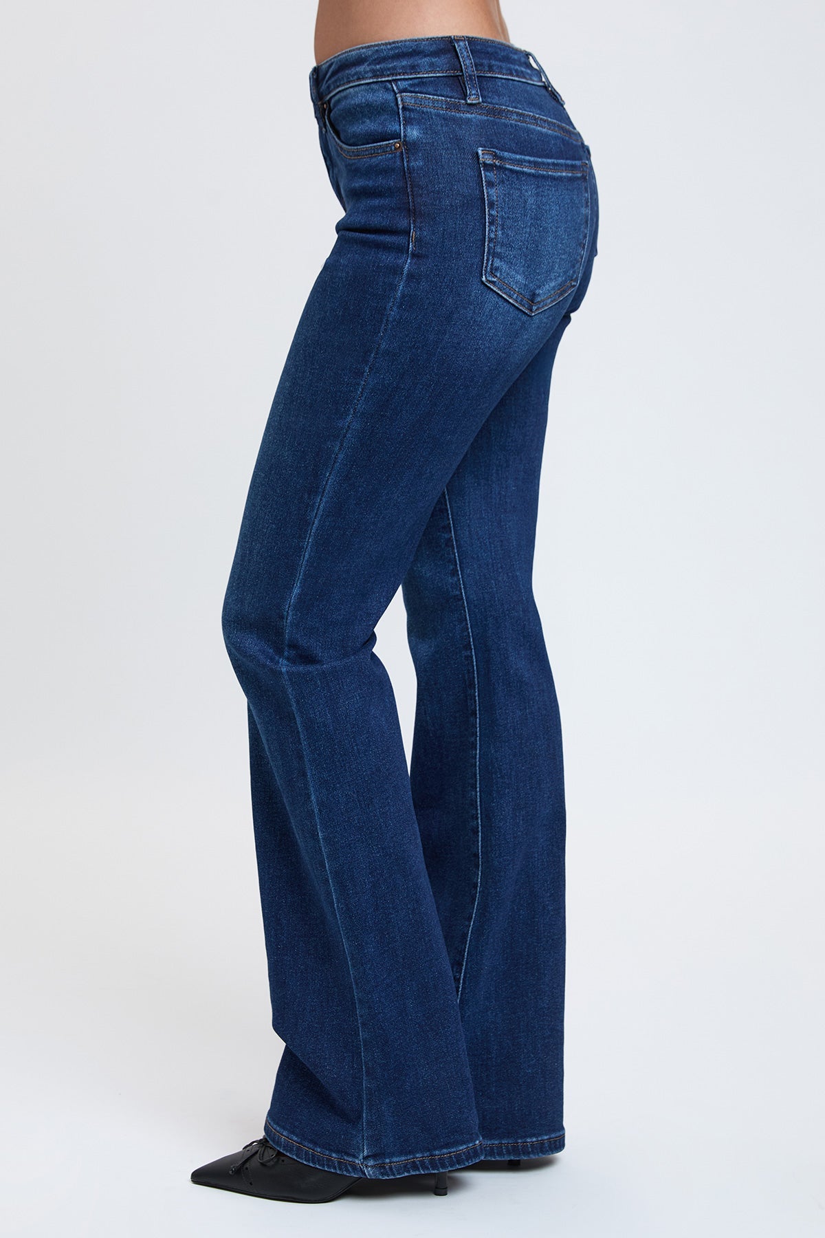 Women's Essential Flare Jeans in S Midnight Sky Blue view 13 - Women'S Essential Jeans (bottom)