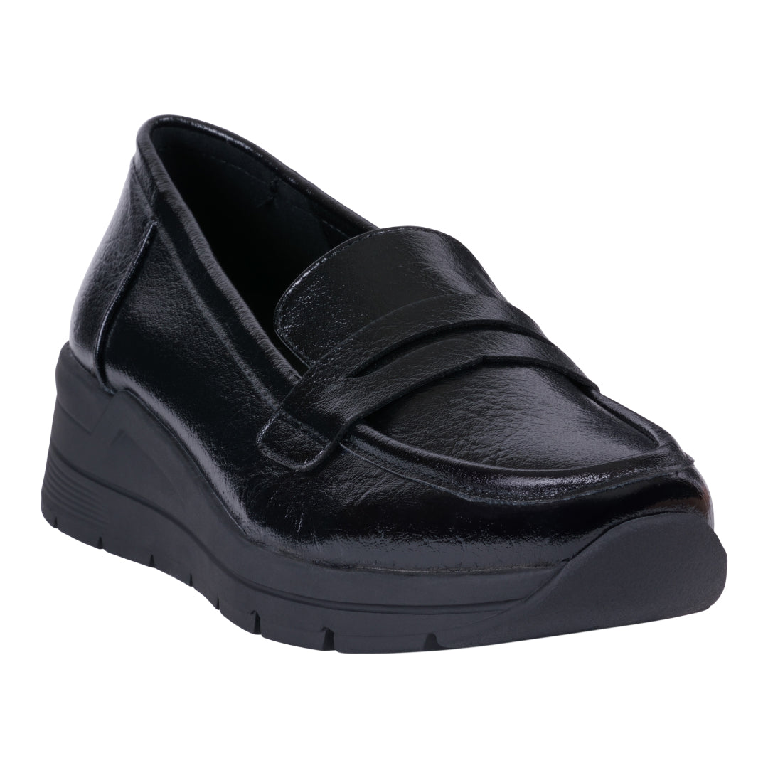 Women's Esther Black Loafers Black (piece) - womens leather loafers, womens leather loafers black, wome - shop at us.meeeshop