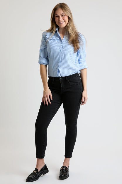 Women's Everyday Skinny Jean in T Tinted Blue view 18 - Women'S Everyday Jeans (bottom)