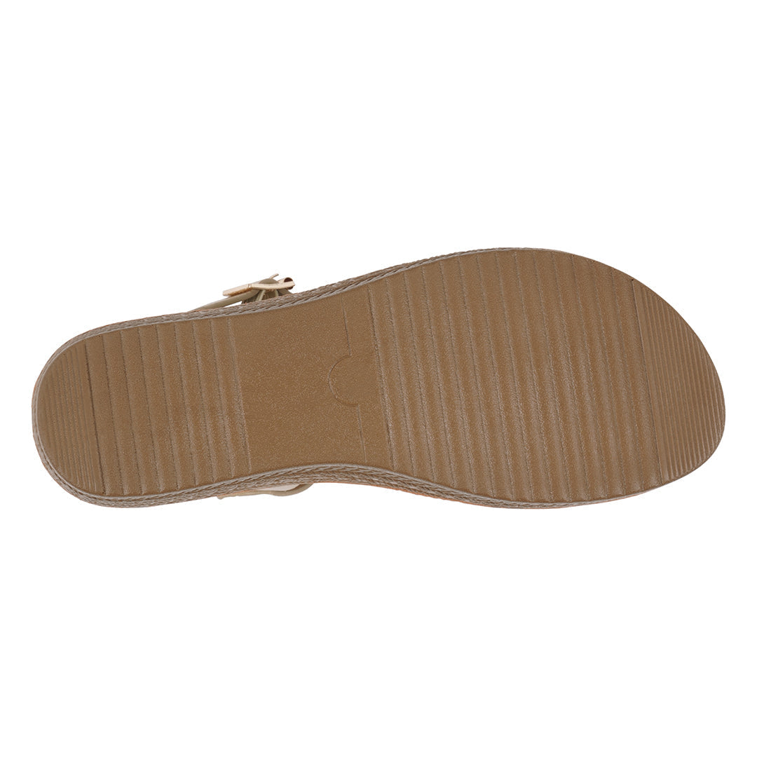 Women's Fay Gold Embellished Cross Strap Sandals Gold view 5 (shoe) - women's day sandals, women's day  - shop at us.meeeshop