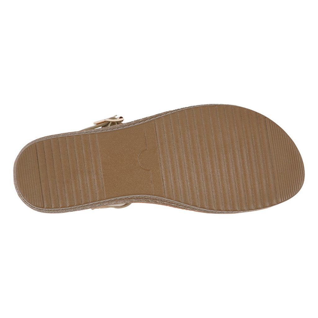 Women's Fay Gold Embellished Cross Strap Sandals Gold view 5 (shoe) - women's day sandals, women's day  - shop at us.meeeshop