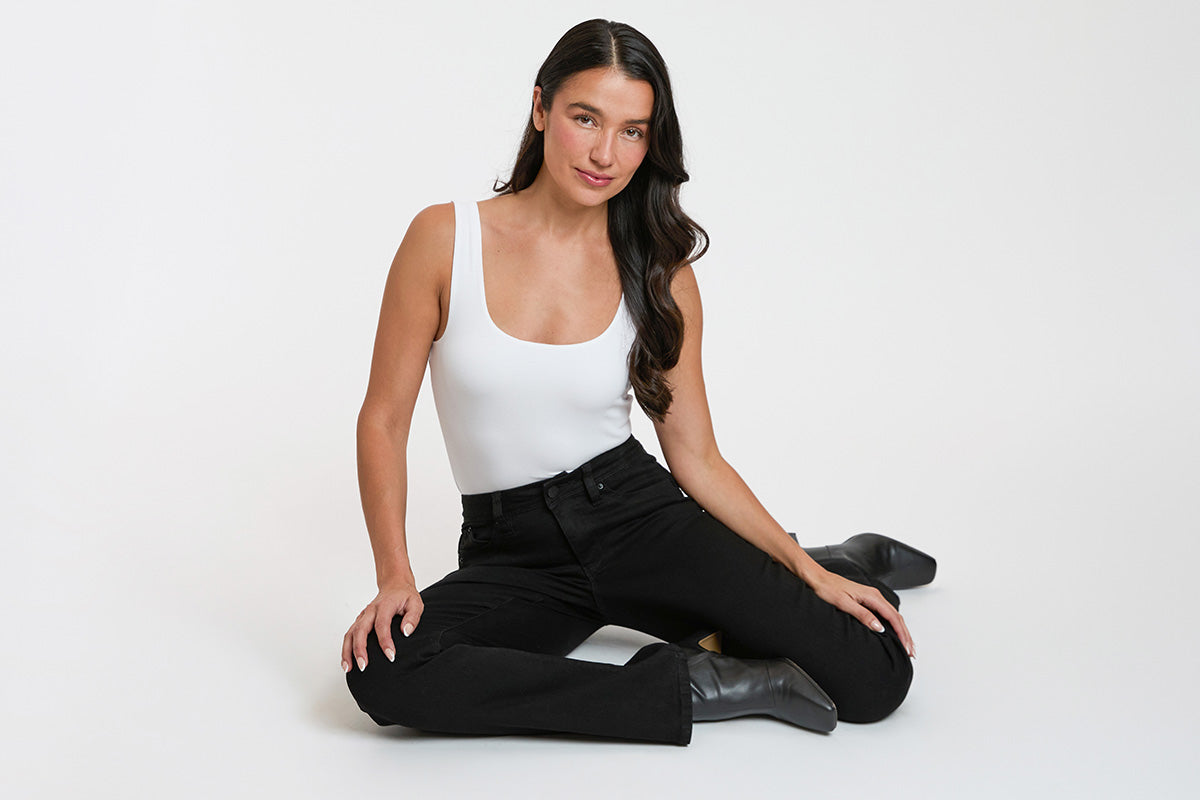 Women's High Rise Curve Confidence Bootcut Jeans view 19 - High-Waisted - Women High Jeans (bottom)