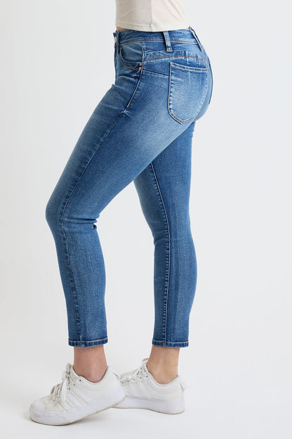 Women's High Rise Curve Confidence Skinny Jeans in M Medium Blue view 23 - High-Waisted - Women High Jeans (bottom)