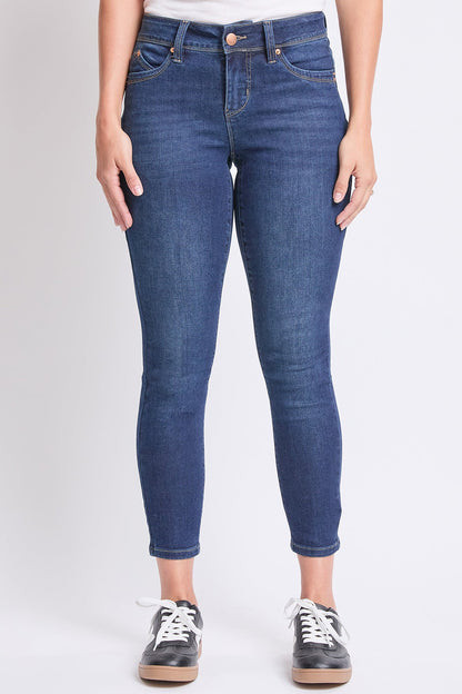 Women's High Rise Curve Confidence Skinny Jeans in D Dark Blue view 3 - High-Waisted - Women High Jeans (bottom)
