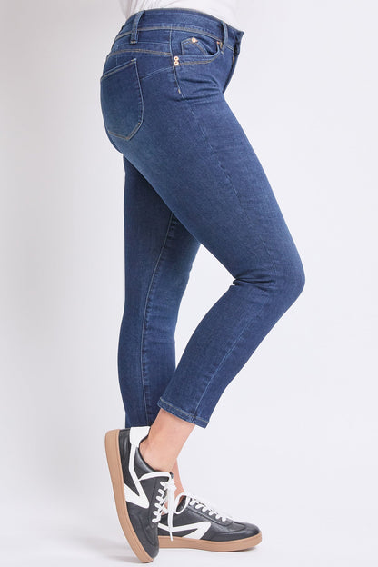Women's High Rise Curve Confidence Skinny Jeans in D Dark Blue view 4 - High-Waisted - Women High Jeans (bottom)