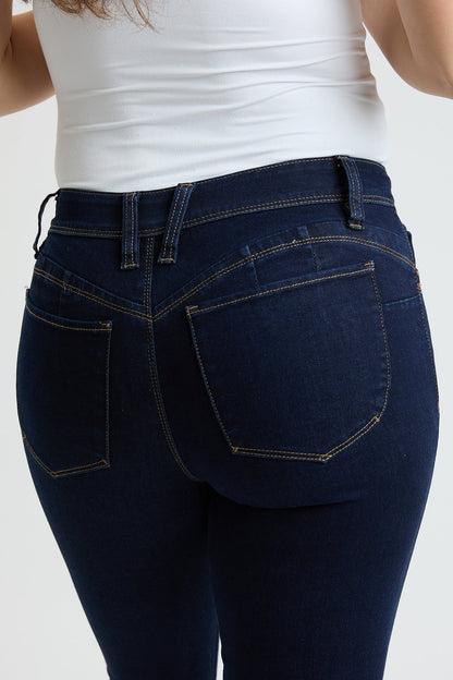 Women's High Rise Curve Confidence Skinny Jeans in S Midnight Sky Blue view 6 - High-Waisted - Women High Jeans