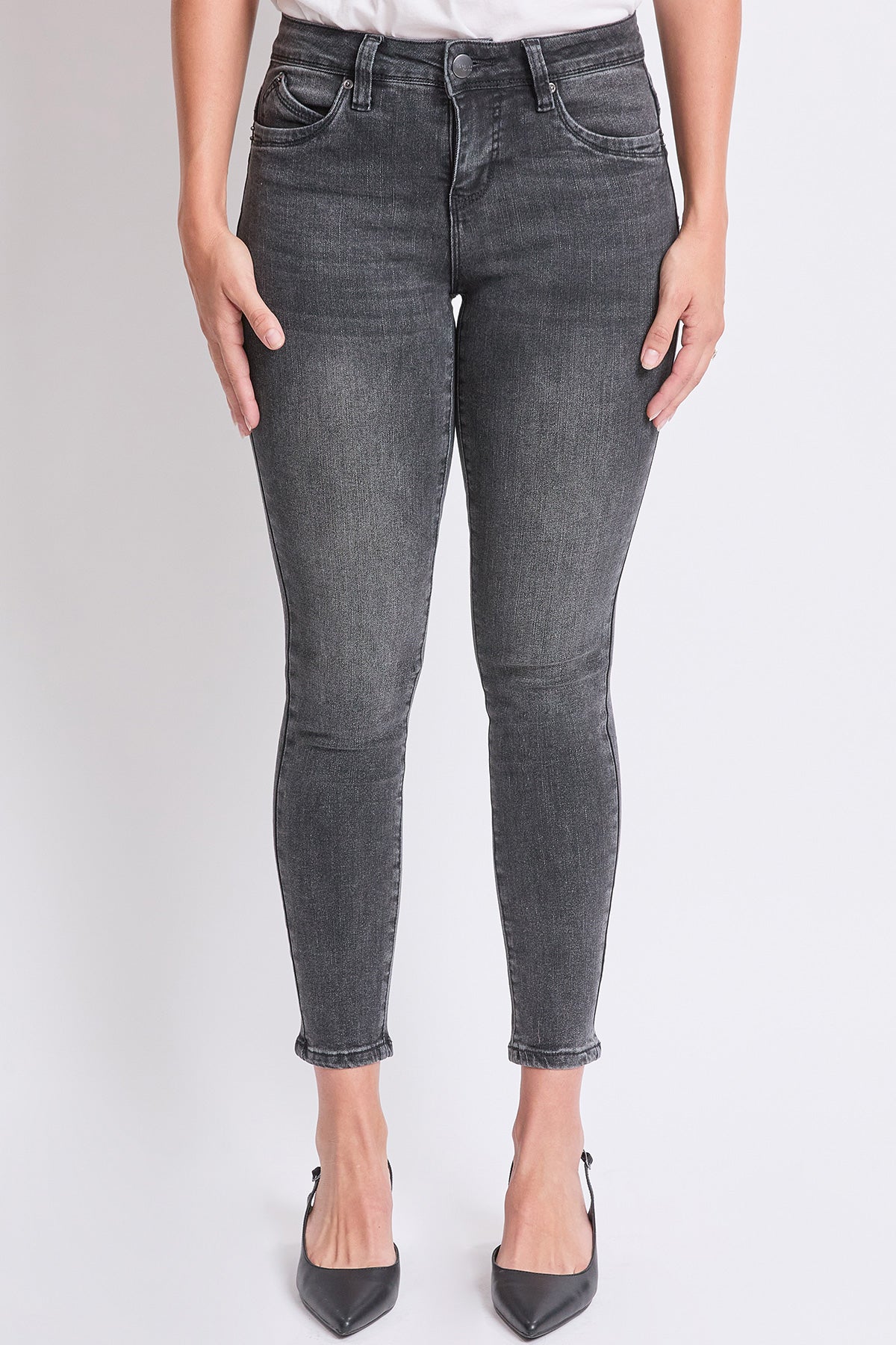 Women's High Rise Curve Confidence Skinny Jeans in X Gray view 8 - High-Waisted - Women High Jeans (bottom)