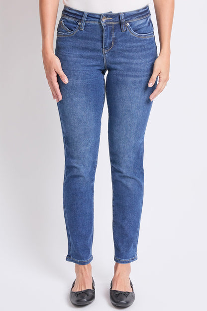 Women's High Rise Curve Confidence Straight Jeans in M Medium Blue view 2 - High-Waisted - Women High Jeans (bottom)