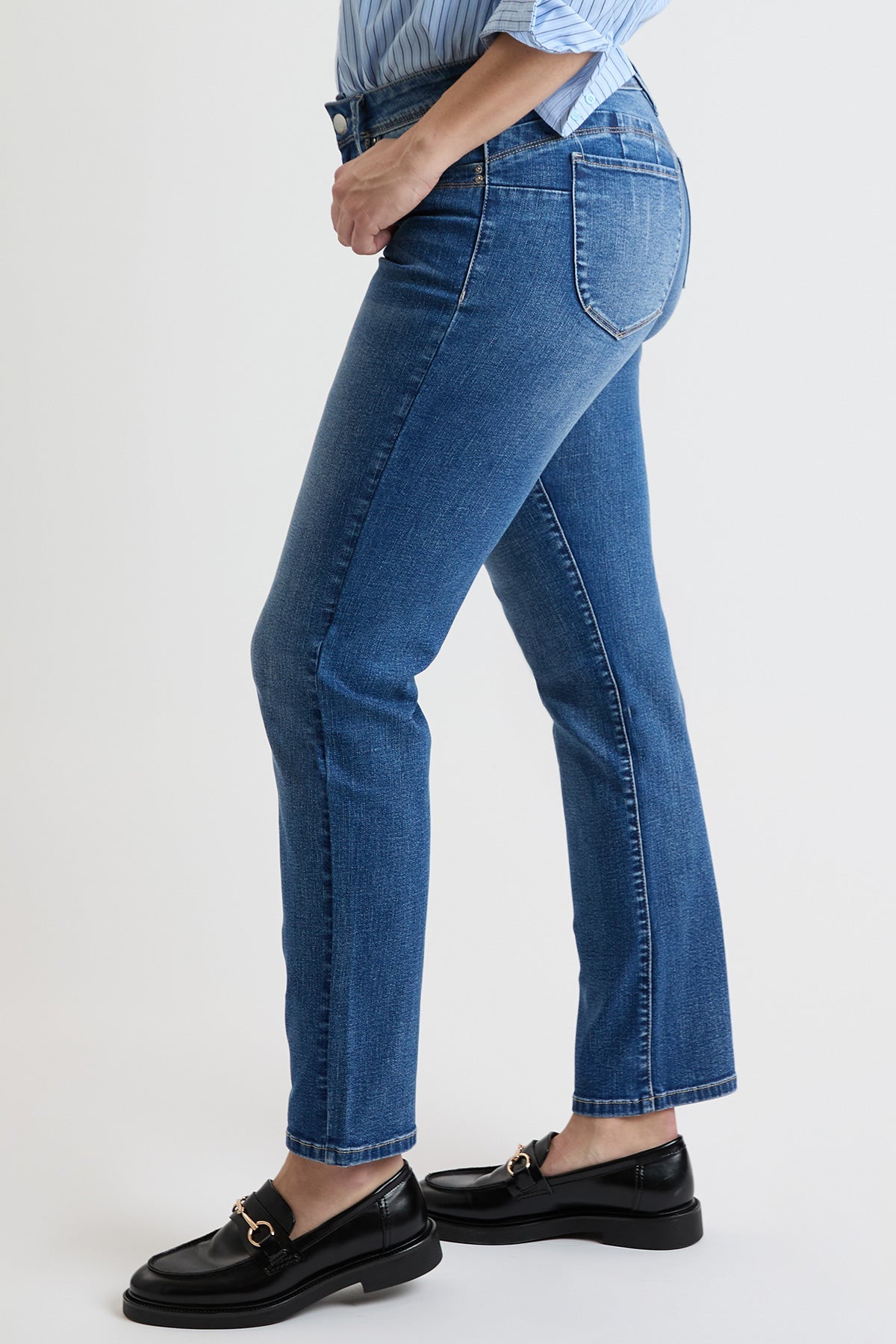 Women's High Rise Curve Confidence Straight Jeans view 13 - High-Waisted - Women High Jeans (bottom)
