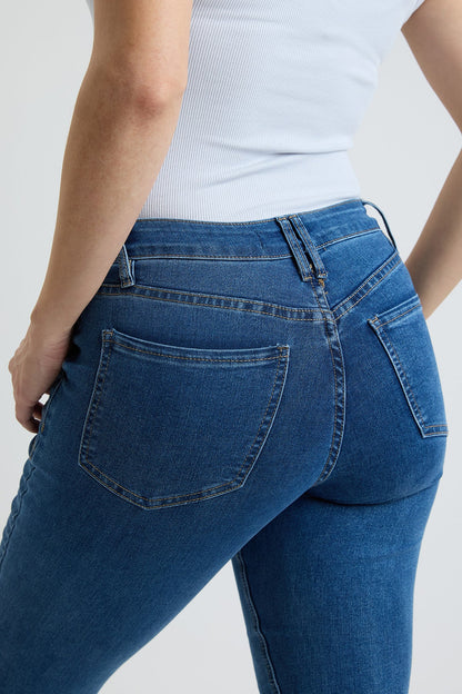 Women's High Rise Sailor Bootcut in M Medium Blue view 4 - High-Waisted - Women'S Bootcut High Rise Jeans (bottom)