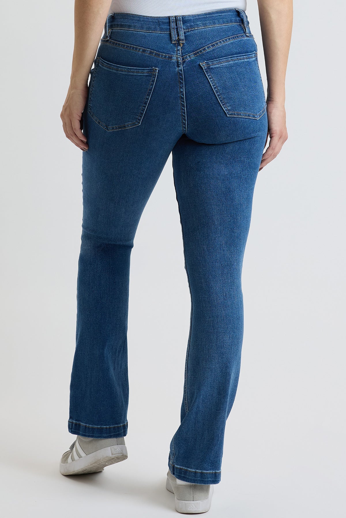 Women's High Rise Sailor Bootcut in M Medium Blue view 5 - High-Waisted - Women'S Bootcut High Rise Jeans (bottom)