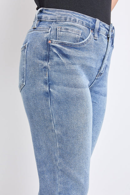 Women's High Rise Vintage Slim Straight Jeans in M Medium Blue view 3 - High-Waisted - Women High Jeans (bottom)