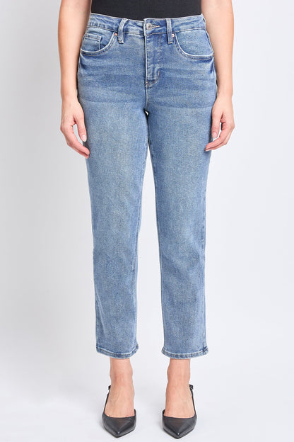 Women's High Rise Vintage Slim Straight Jeans in M Medium Blue view 5 - High-Waisted - Women High Jeans (bottom)