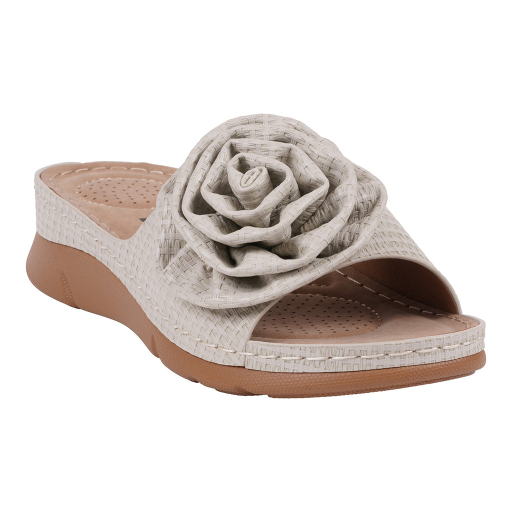 Women's Honey Grey Flat Comfort Sandals Grey (shoe) - comfort sandals, flat comfort sandals - shop at us.meeeshop