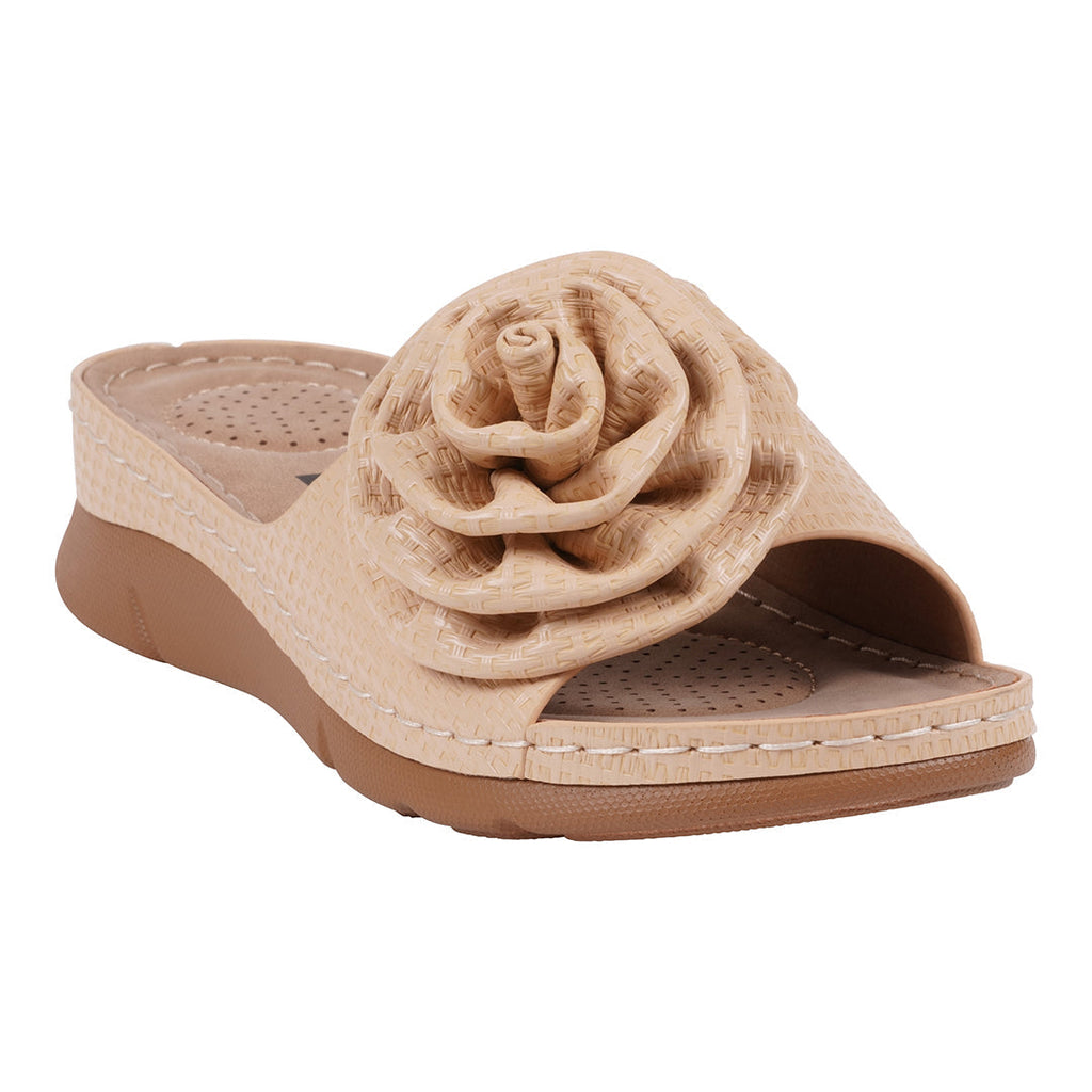 Women's Honey Natural Flat Comfort Sandals Natural (shoe) - comfort sandals, flat comfort sandals - shop at us.meeeshop