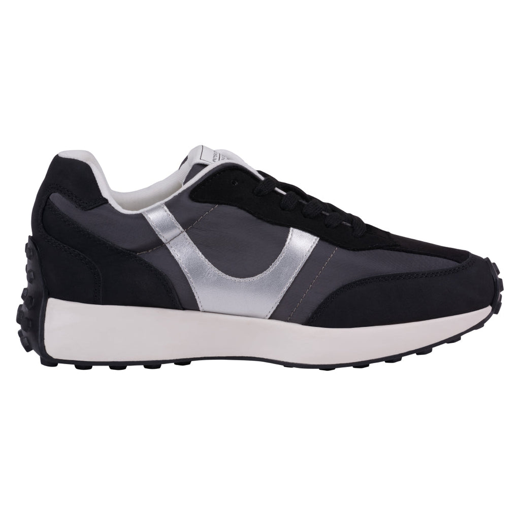 Women's Howell Black Lace-up Sneakers Black view 2 (shoe) - women's howell court sneakers, women's howe - shop at us.meeeshop