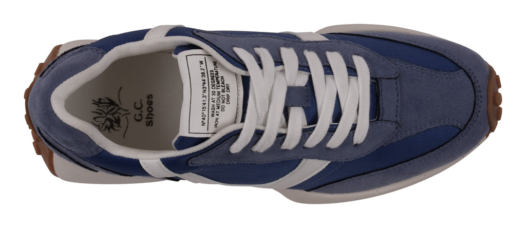 Women's Howell Navy Lace-up Sneakers Navy view 3 (shoe) - women's howell court sneakers, women's howell - shop at us.meeeshop