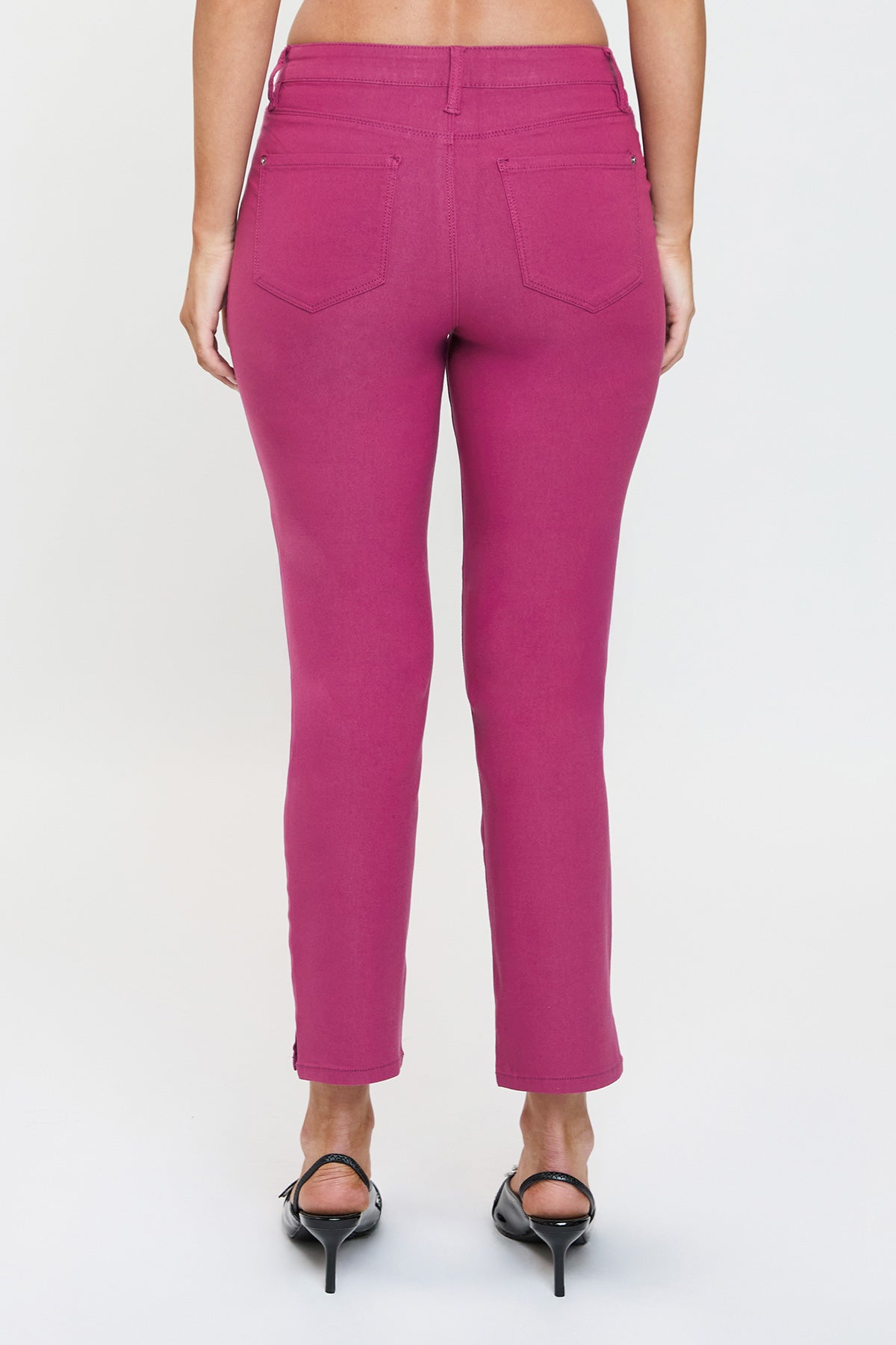 Women's Hyperstretch Cropped Straight Pants in Dark Olive view 21 - Comfort Stretch (bottom)