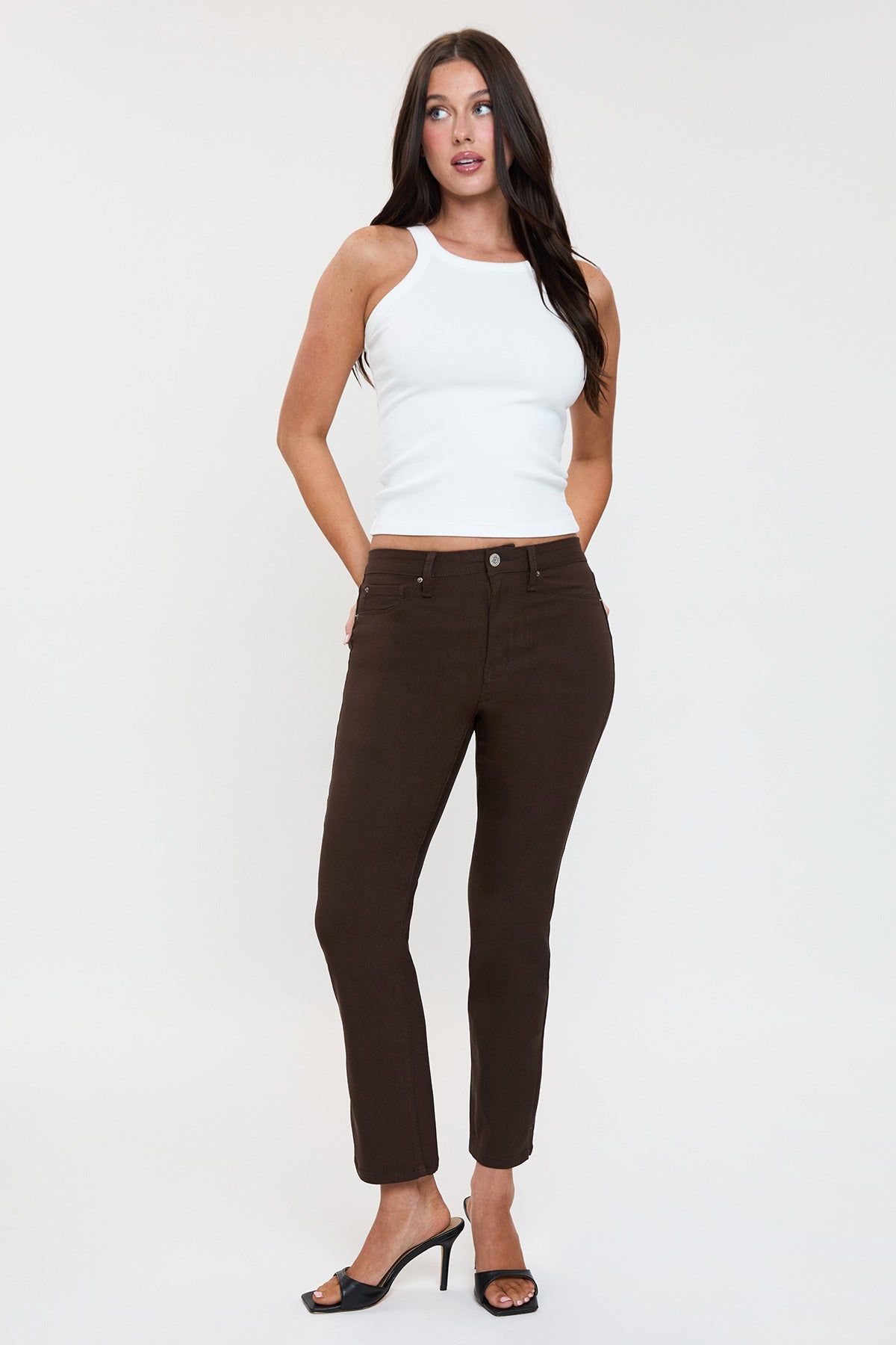 Women's Hyperstretch Cropped Straight Pants view 34 - Comfort Stretch (bottom)