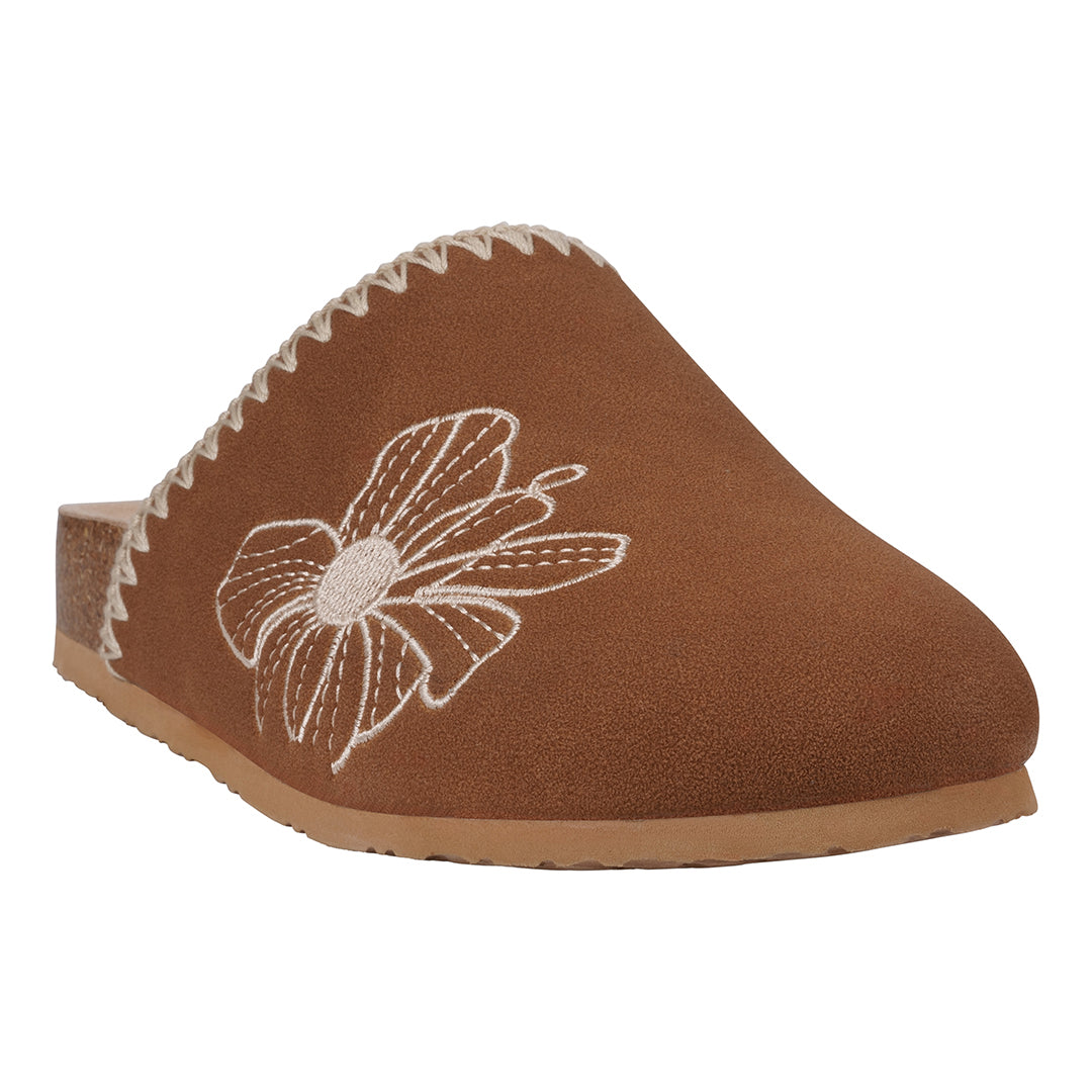 Women's Jamie Cognac Slide Footbed Clogs Cognac (piece) - footbed clogs, slide footbed clogs - shop at us.meeeshop