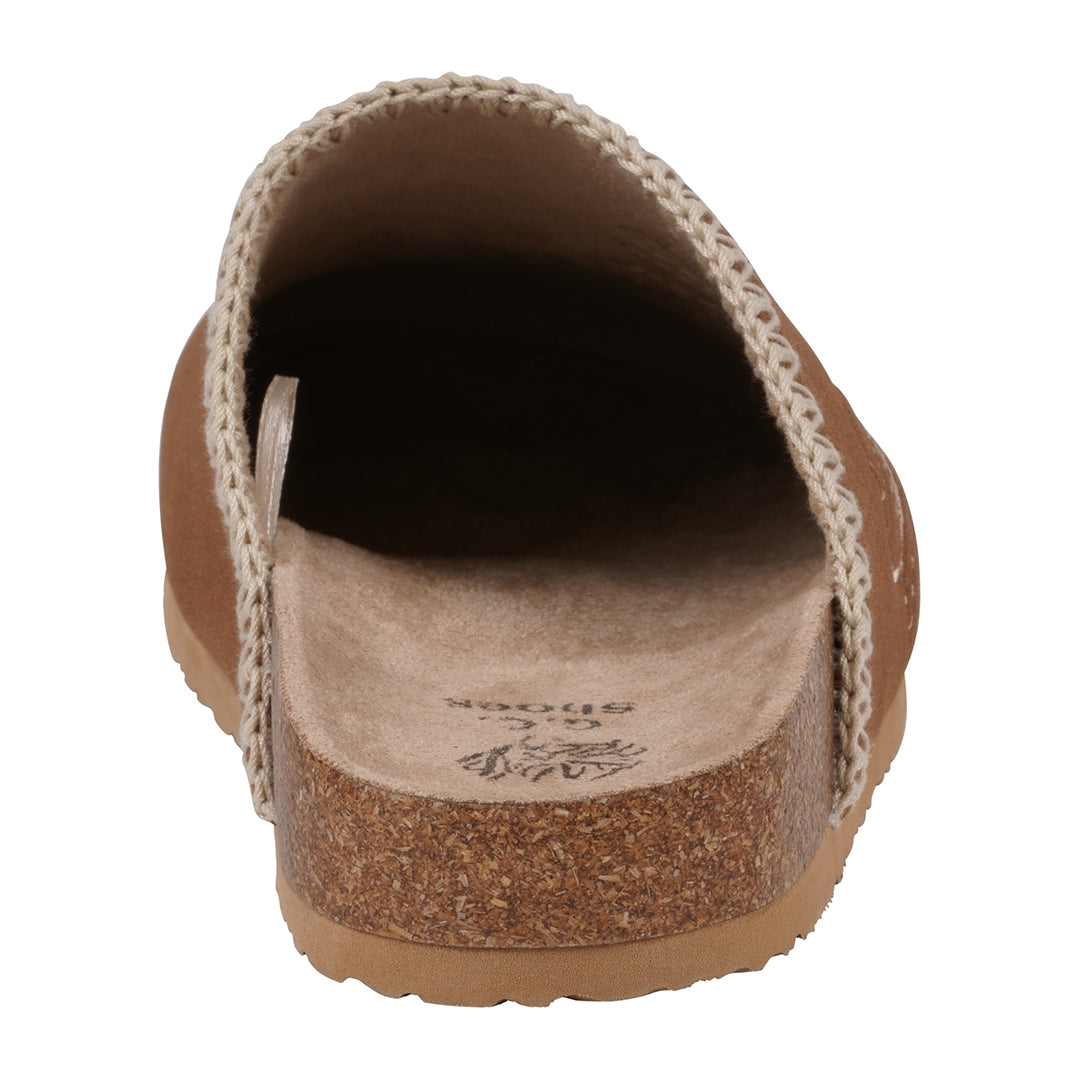 Women's Jamie Cognac Slide Footbed Clogs Cognac view 4 (piece) - footbed clogs, slide footbed clogs - shop at us.meeeshop