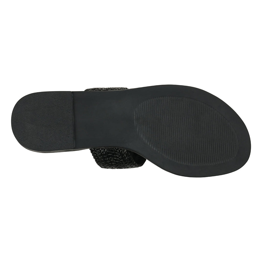 Women's Jovie Black Thong Flat Sandals Black view 7 (shoe) - flat sandals, thong flat sandals - shop at us.meeeshop