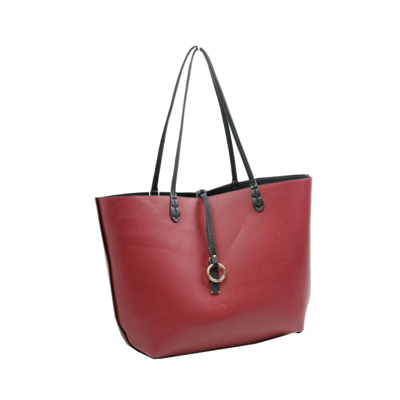 Women's Kendra Reversible Supersoft Vegan Leather Tote Handbag Crossbody Bag - MeeeShop Women's Fashion