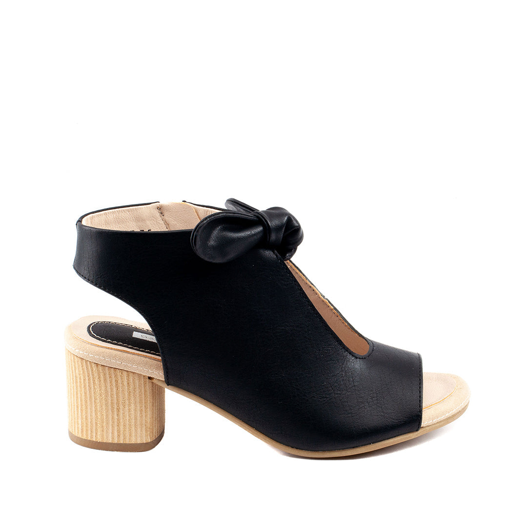 Women's Kimora Black Heeled Sandals 6.5 view 2 (shoe) - heeled sandals, black heeled sandals - shop at us.meeeshop