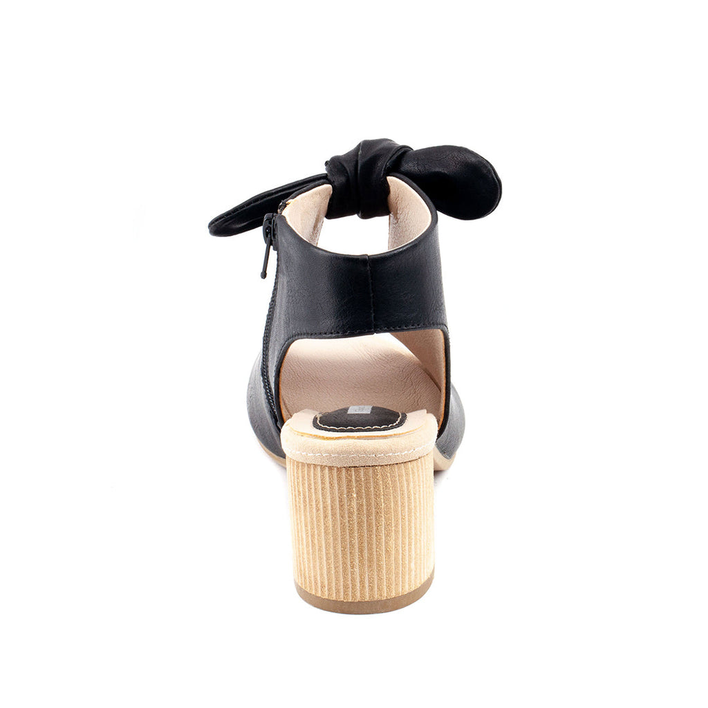 Women's Kimora Black Heeled Sandals 8 view 5 (shoe) - heeled sandals, black heeled sandals - shop at us.meeeshop