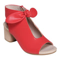 Women's Kimora Red Heeled Sandals 6 (shoe) - heeled sandals, red heeled sandals - shop at us.meeeshop